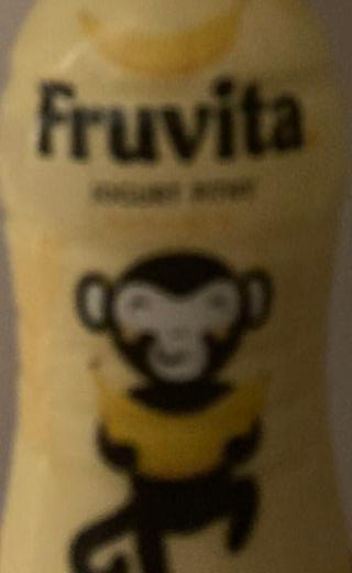 Фото - Йогурт питний банановий збагачений кальцієм та вітаміном D Fruvita