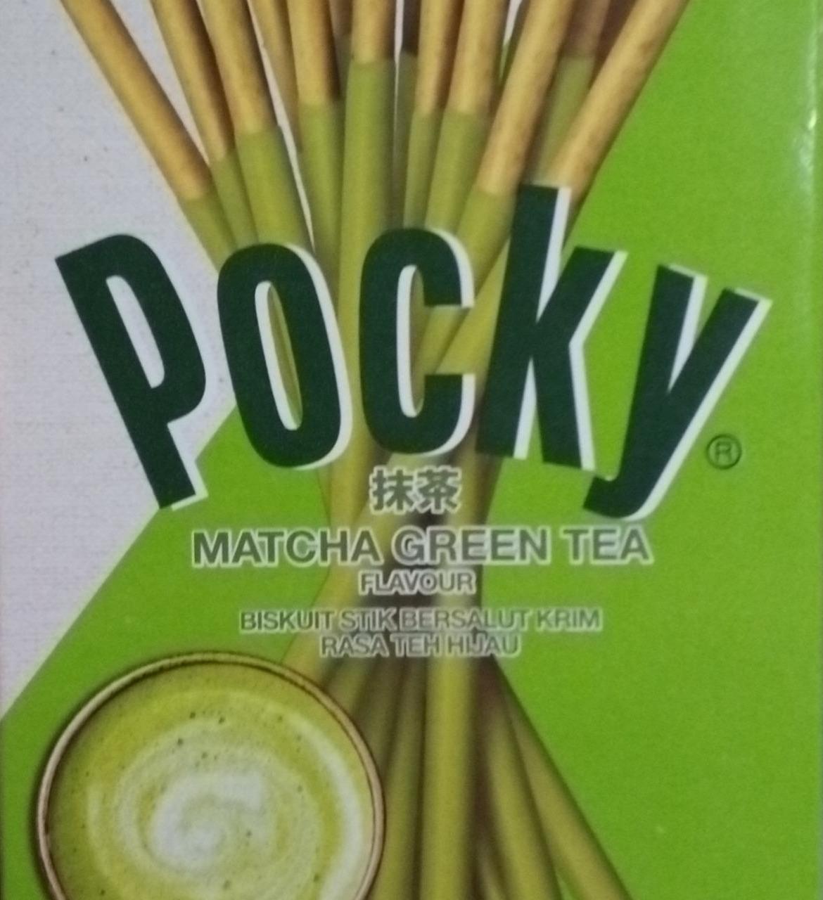 Фото - Соломка солодка зі смаком зеленого чаю Matcha Pocky