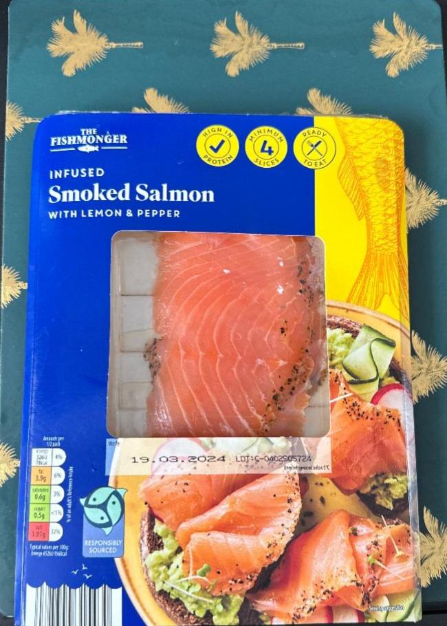 Фото - Smoked Salmon with lemon pepper The fishmonger