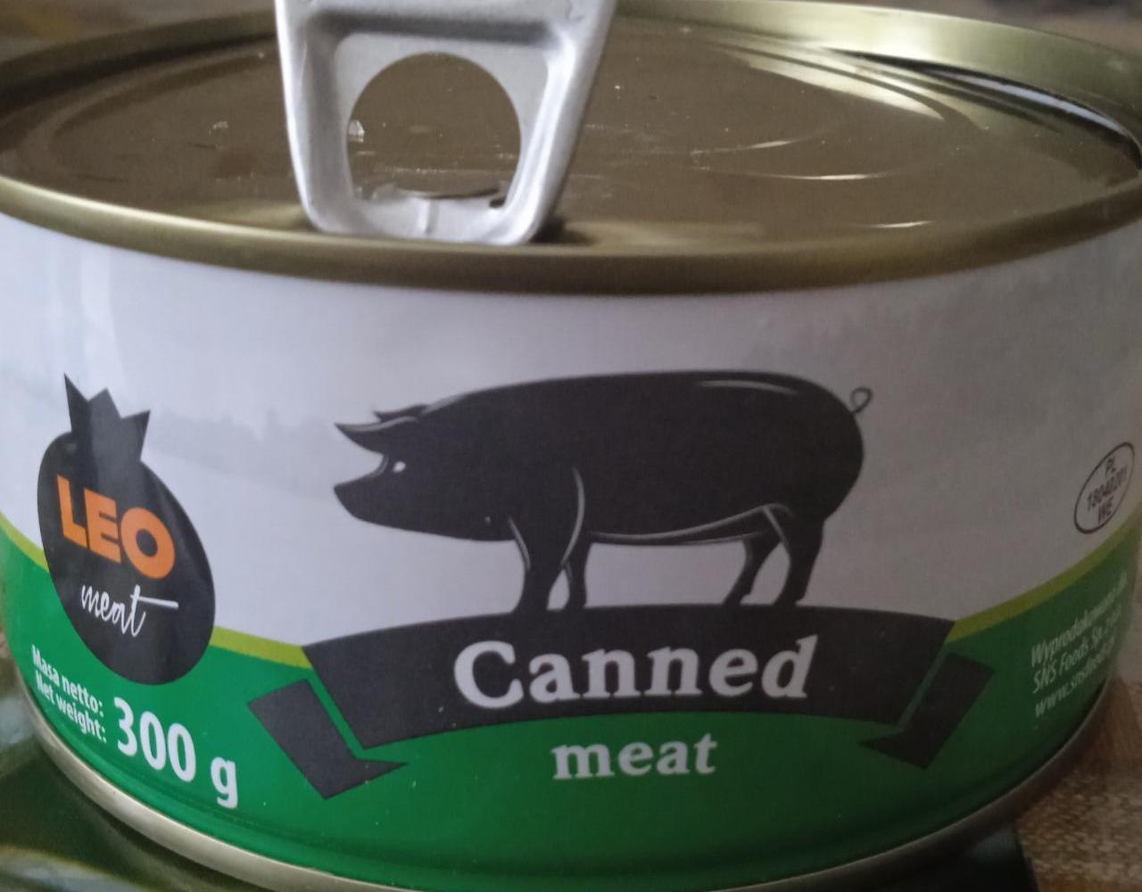 Фото - Свинина тушкована Canned Meat Leo Meat