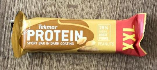 Фото - Батончик протеїновий 25% Protein Bar Peanuts in dark coating Tekmar
