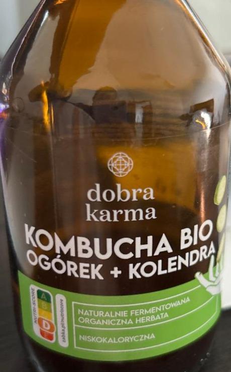 Фото - Комбуча органічний огірок + коріандр Kombucha bio ogórek+Kolendra Dobra karma