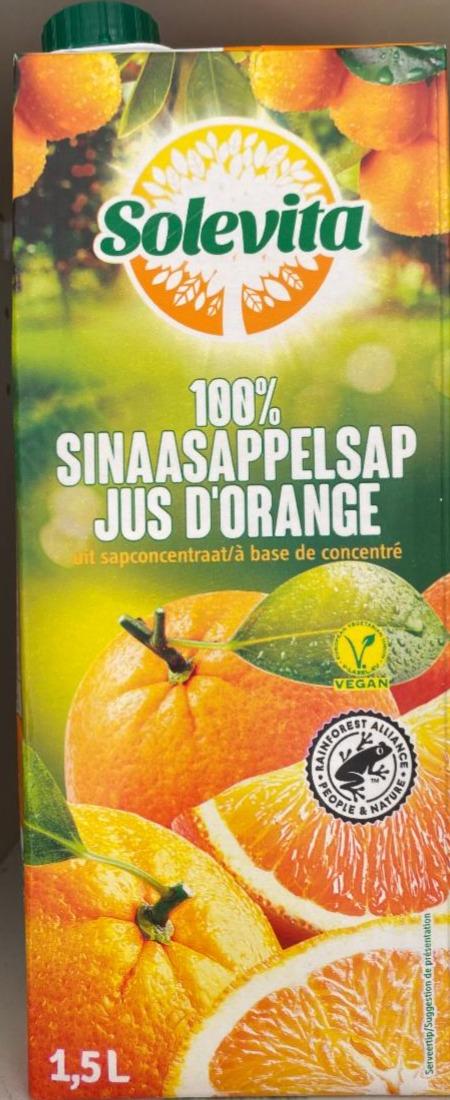 Фото - 100% Sinaasappelsap jus d`oranse Solevita