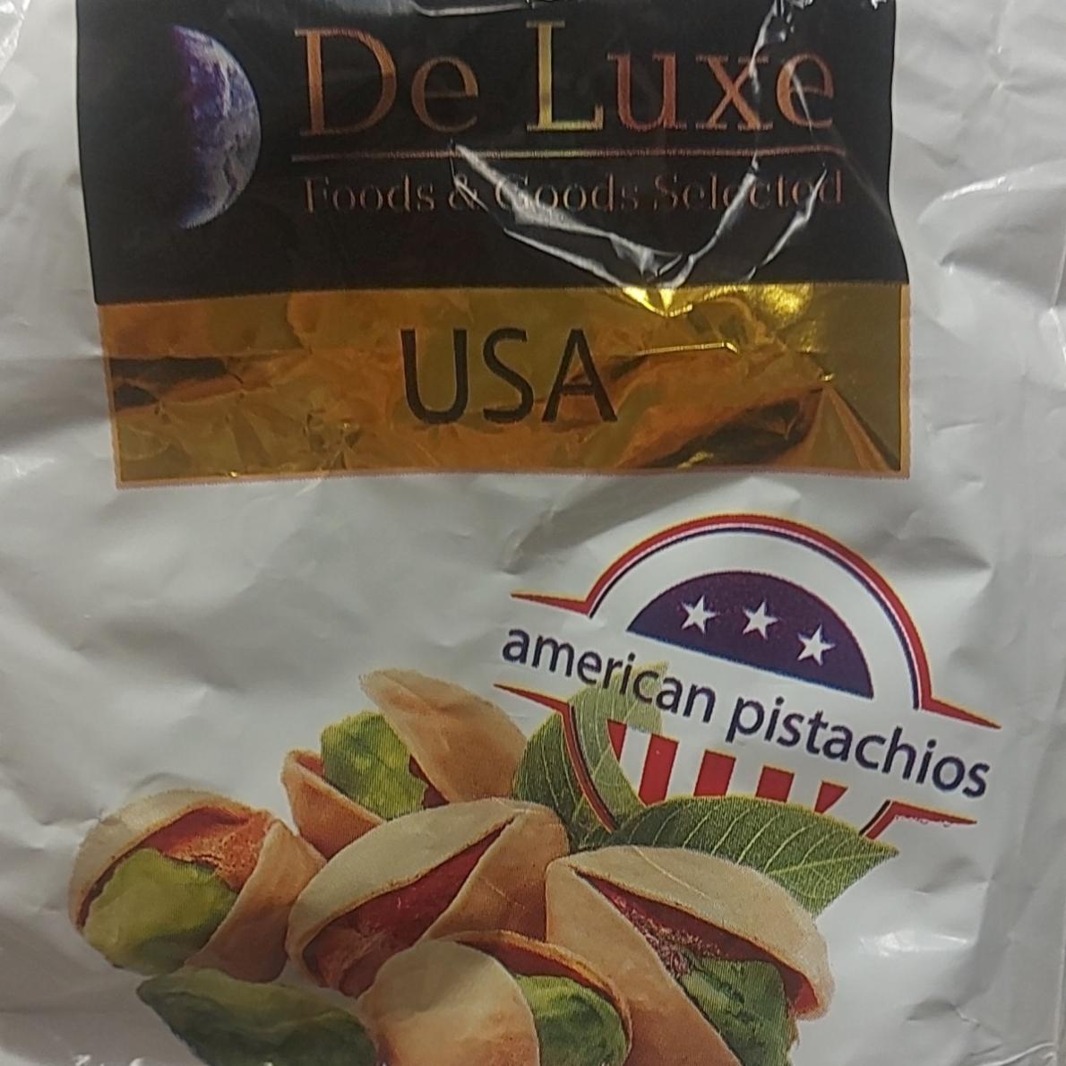 Фото - Фісташки смажені з сіллю American Pistachios De Luxe