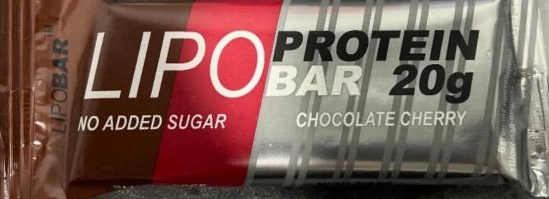 Фото - Protein bar chocolate cherry LipoBar