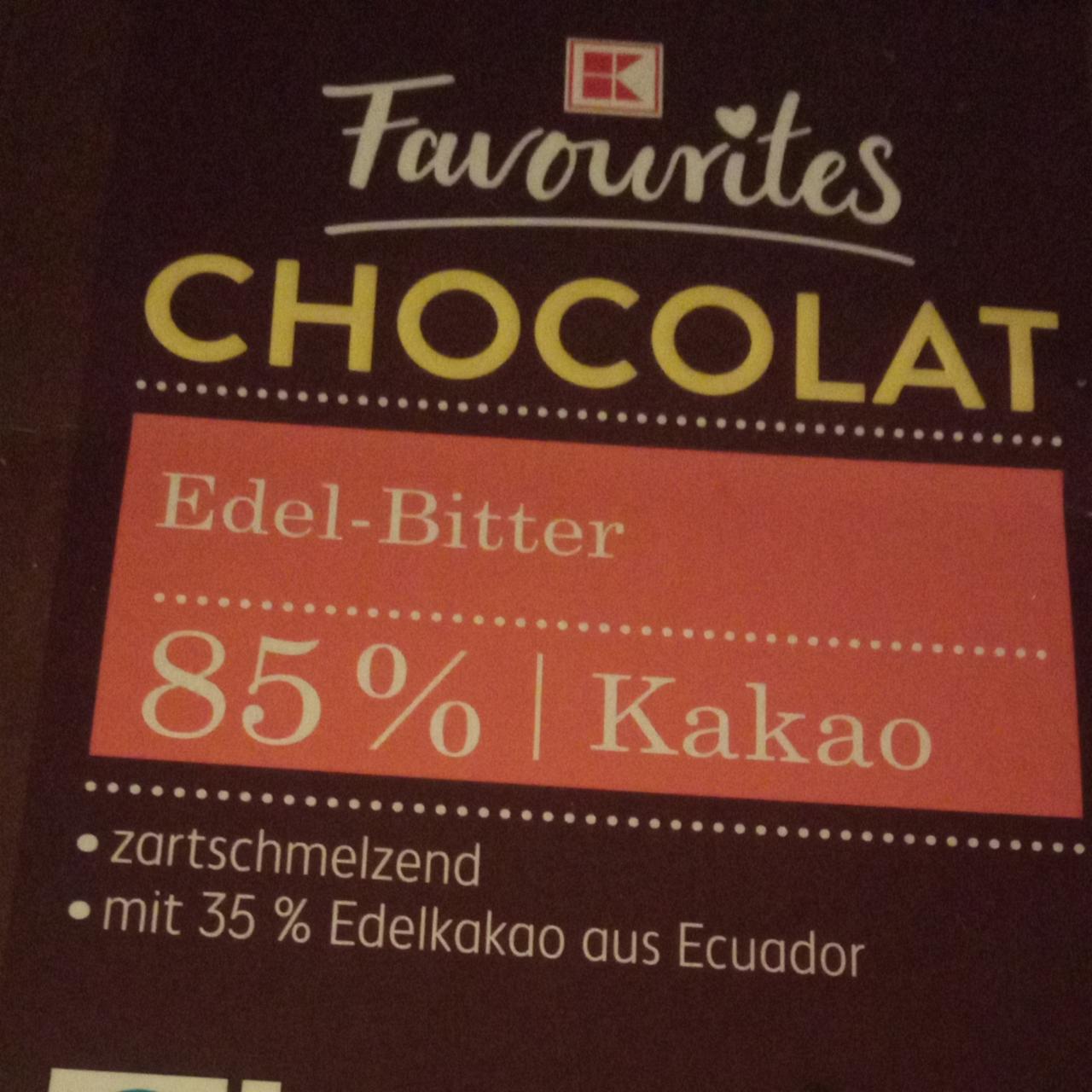 Фото - Шоколад чорний 85% Edel-Bitter Chocolat Kaufland