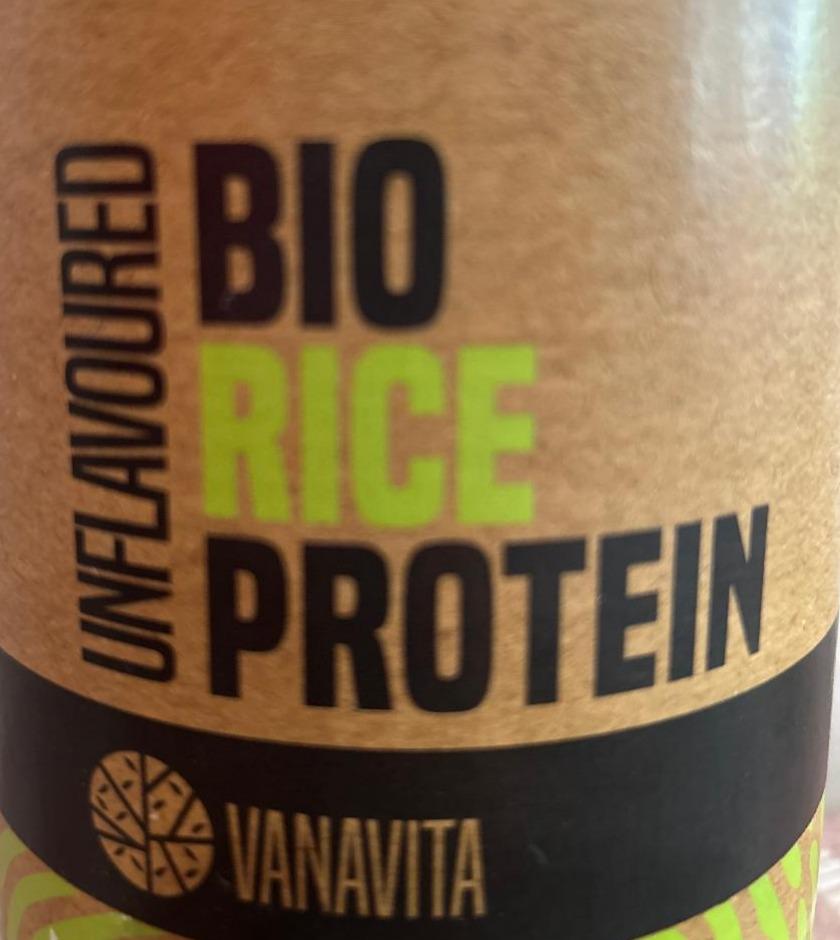 Фото - Біо рисовий протеїн без аромату Vanavita