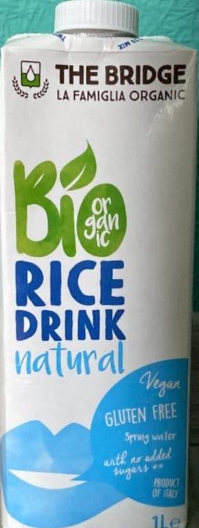 Фото - Напій рисовий Bio Organic Rice Drink Natural The Bridge