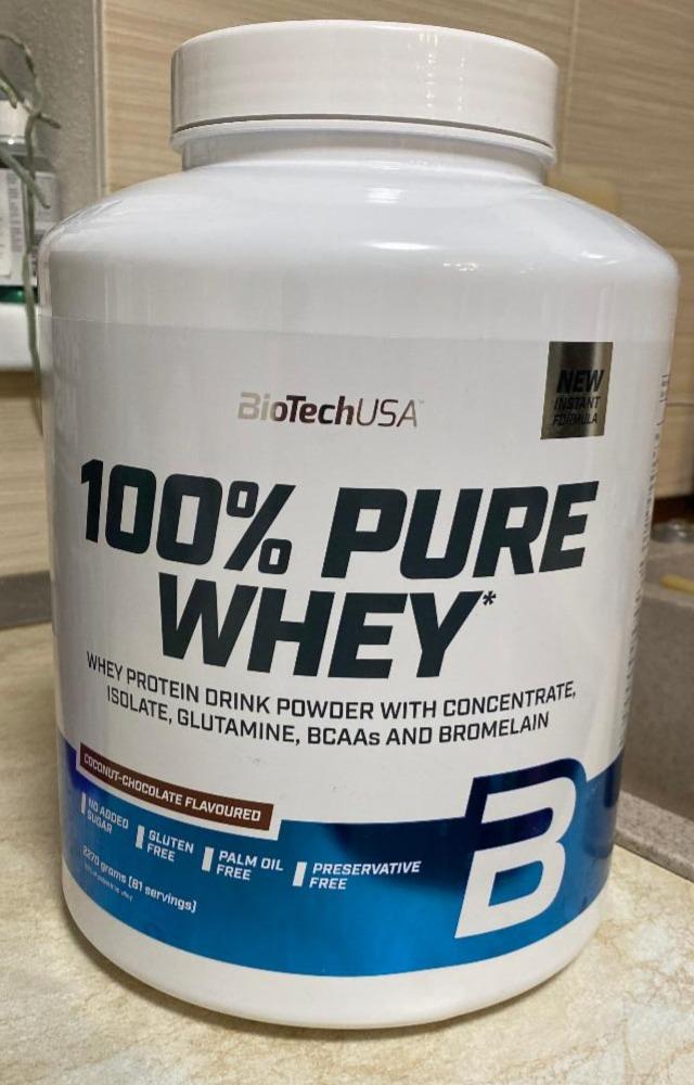 Фото - Протеїн 100% Pure Whey Coconut Chocolate Flavoured BioTechUSA
