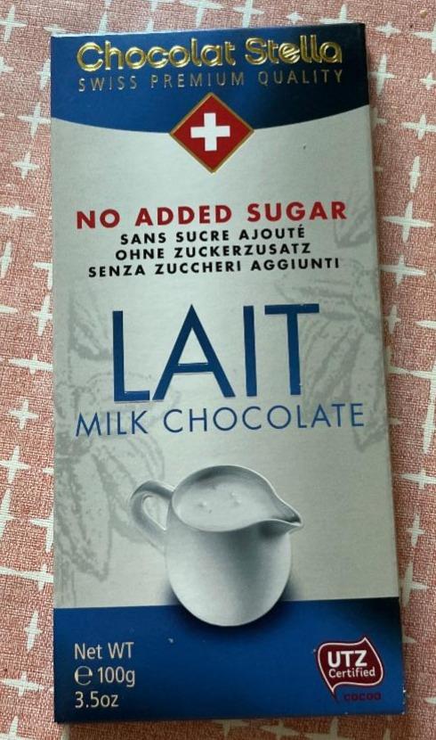 Фото - Шоколад молочний без цукру Milk Chocolate Lait Chocolat Stella