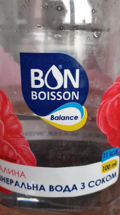 Фото - Вода зі смаком малина з цукром та підсолоджувачами Bon Boisson