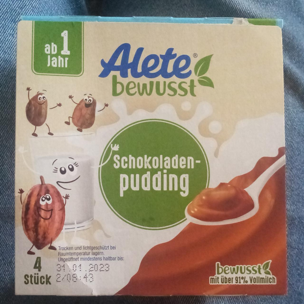Фото - Пудинг шоколадний Pudding Schoko Alete