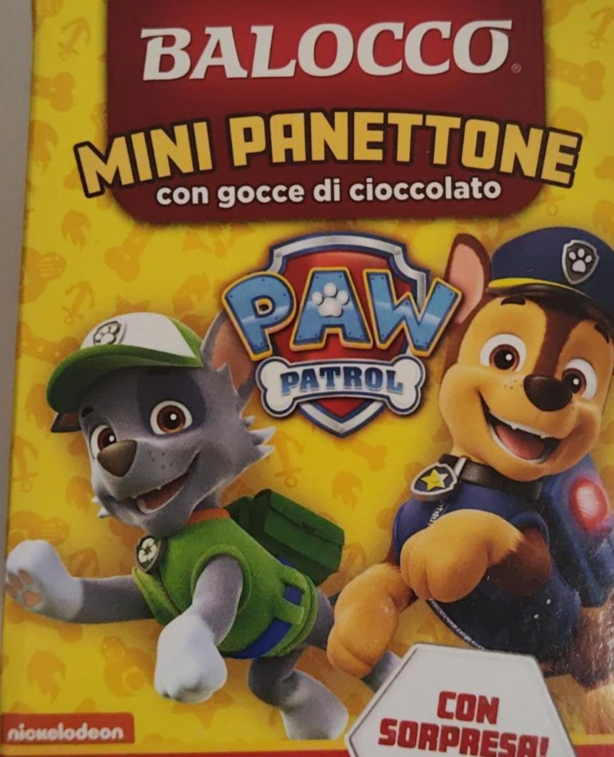 Фото - Mini Panettone con gocce di cioccolato Paw patrol Balocco