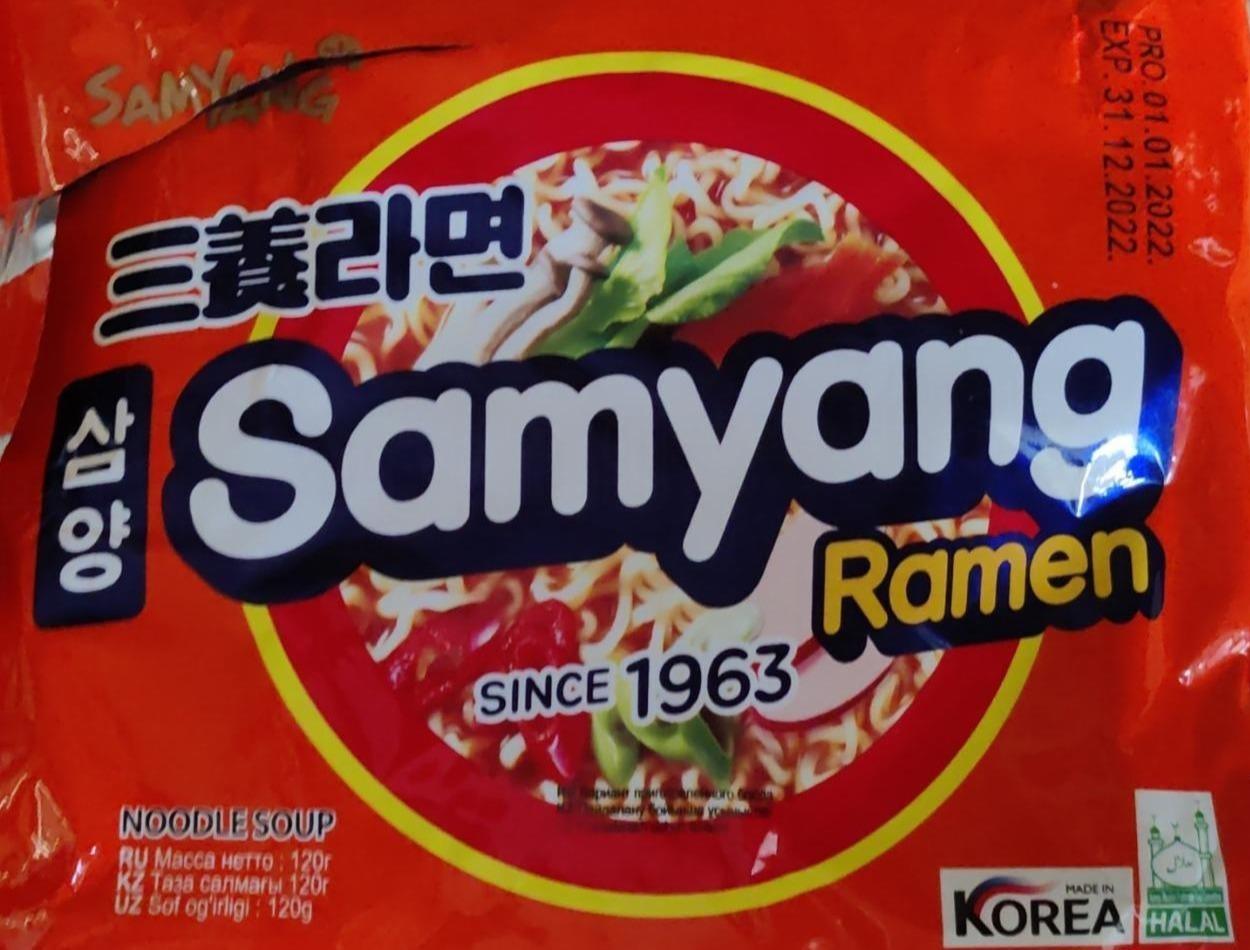 Фото - Локшина швидкого приготування Ramen зі смаком яловичини Samyang