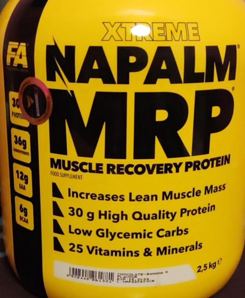 Фото - Протеїн зі смаком полуниці Muscle Recovery Protein Napalm MRP Xtreme Fitness Authority