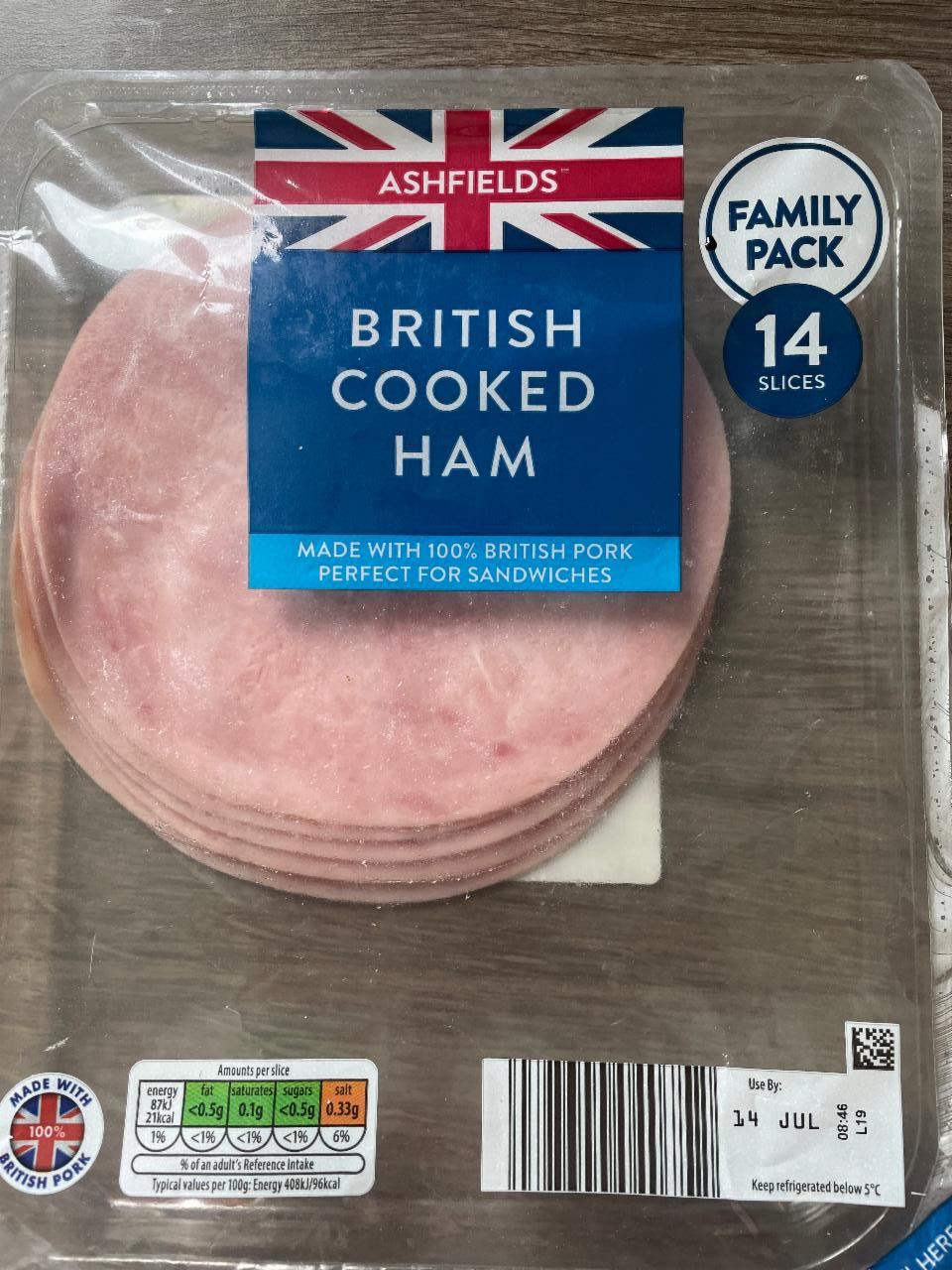 Фото - British Cooked Ham Ashfields