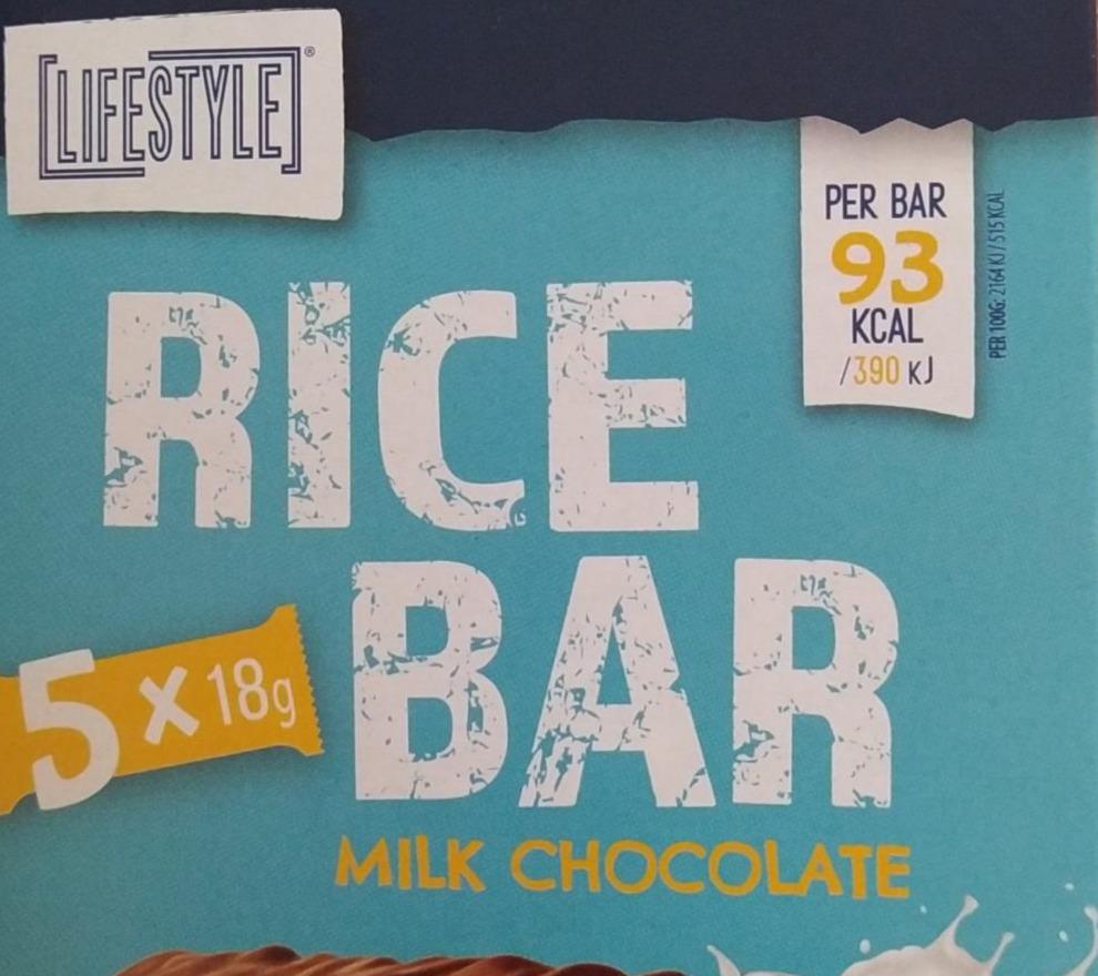 Фото - Рисова плитка молочного шоколаду Lifestyle
