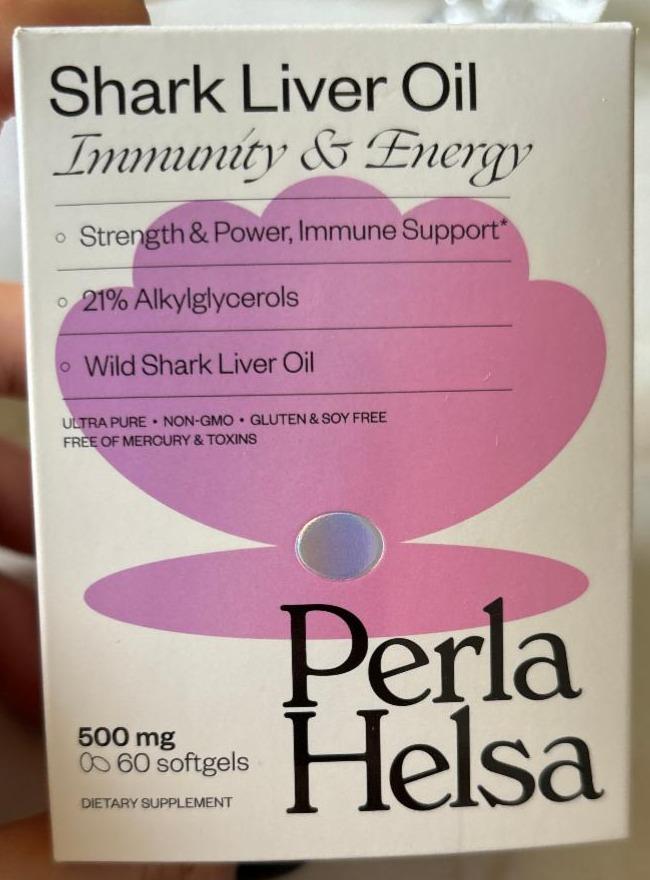 Фото - Shark liver oil Perla Helsa