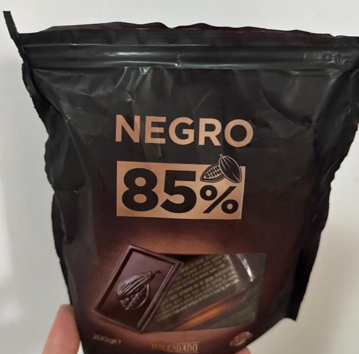 Фото - Шоколад чорний 85% Negro Hacendado