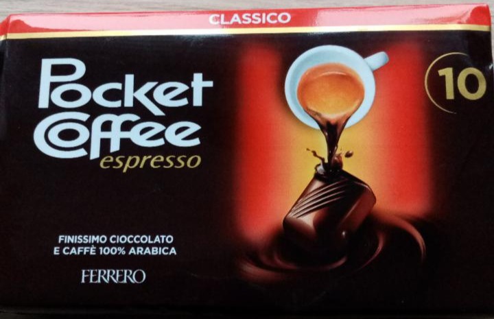 Фото - Цукерки шоколадні з начинкою еспресо Pocket Coffee Espresso Ferrero