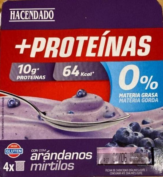 Фото - Протеїн 0% жиру чорниці Hacendado