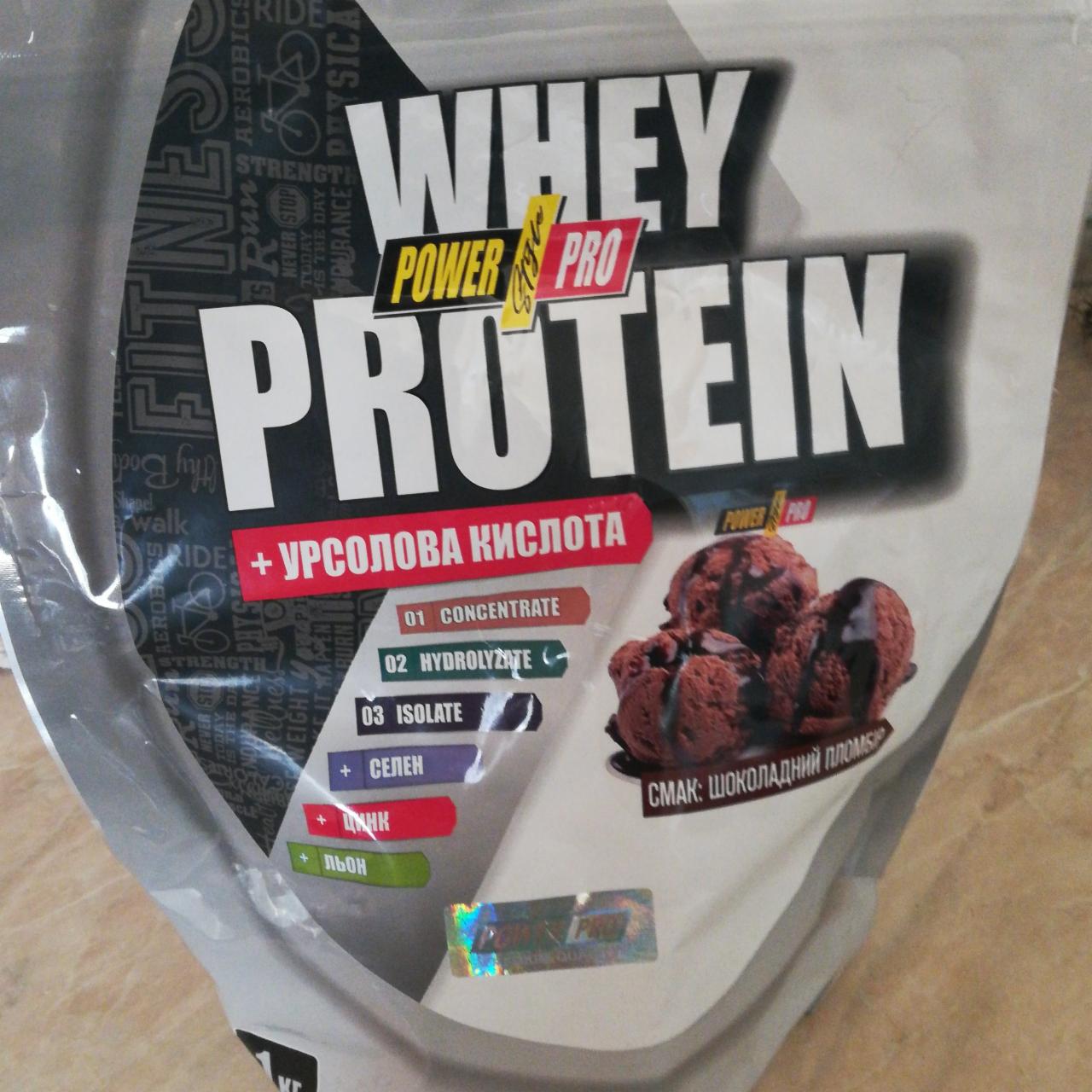 Фото - Протеїн зі смаком шоколадний пломбір Whey Protein Power Pro