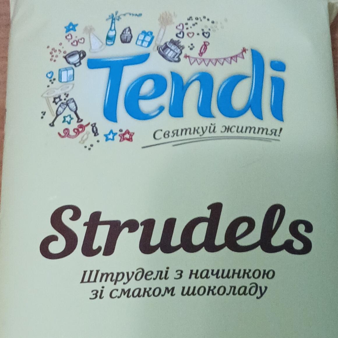Фото - Штруделі з начинкою зі смаком шоколаду Strudels Tendi