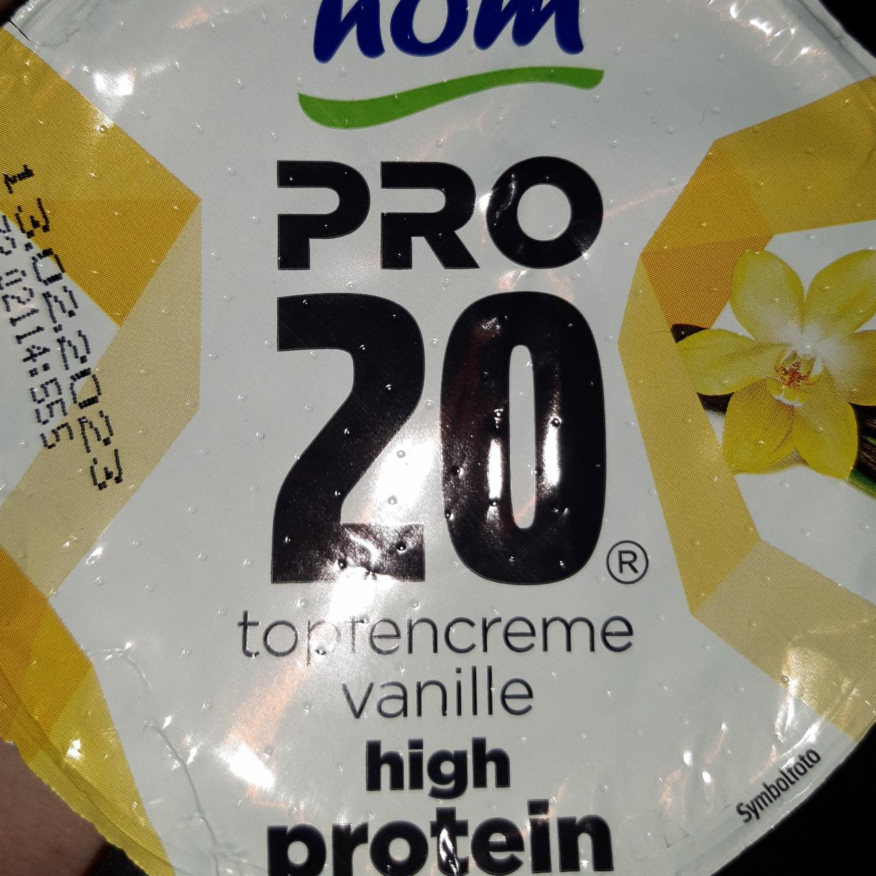 Фото - Йогурт ванільний з високим вмістом протеїну Protein High 20 Vanilla Nöm