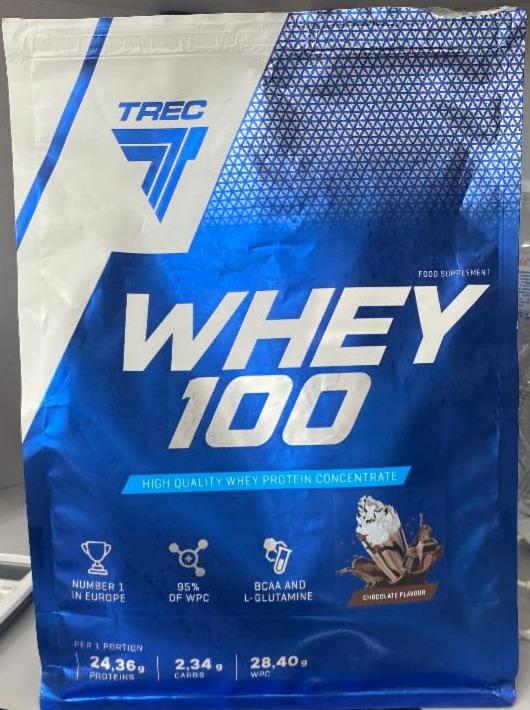 Фото - Протеїн шоколадний Whey 100 Trec Nutrition