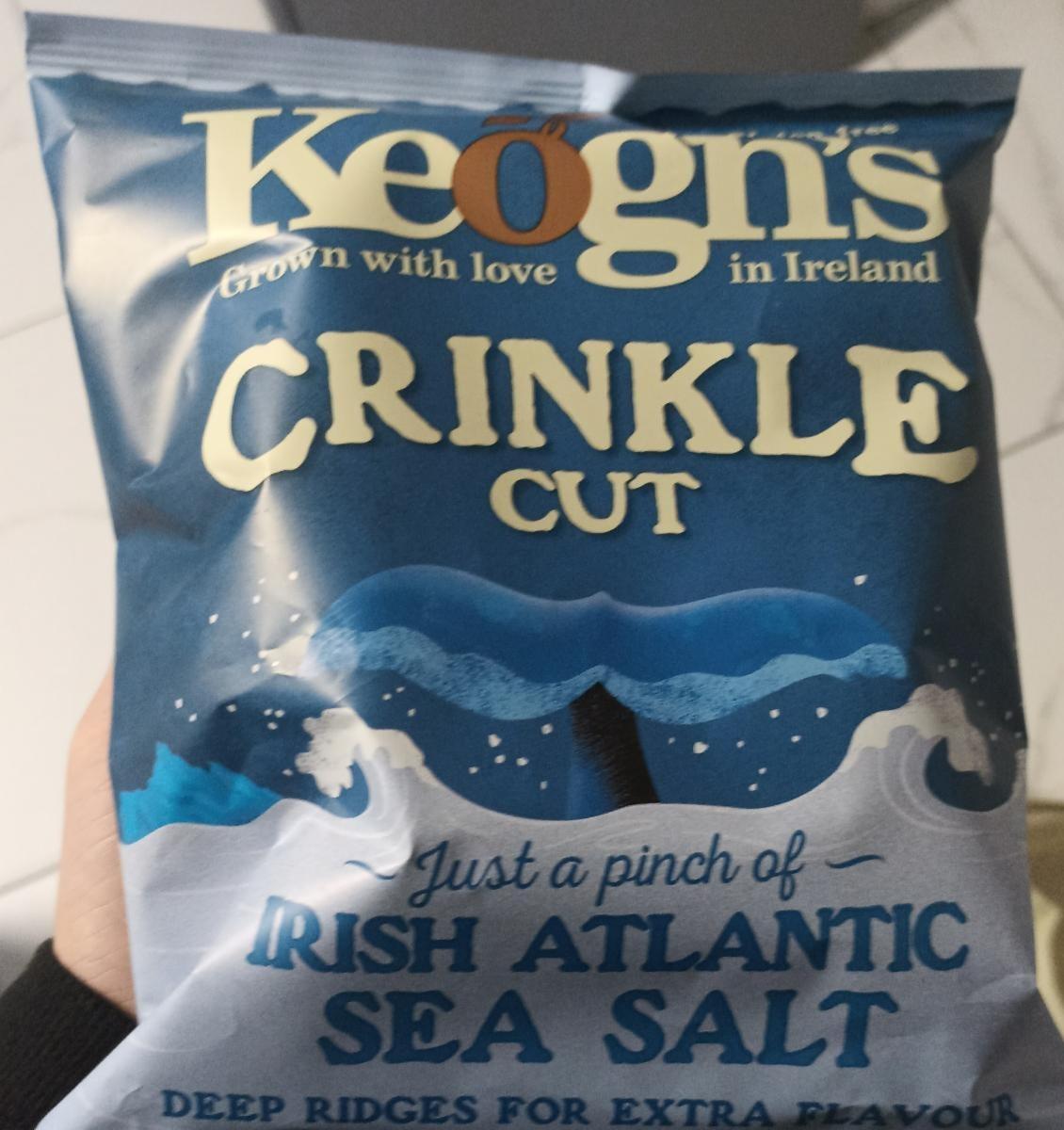 Фото - Irish atlantic sea salt Potato crisps Keogh's