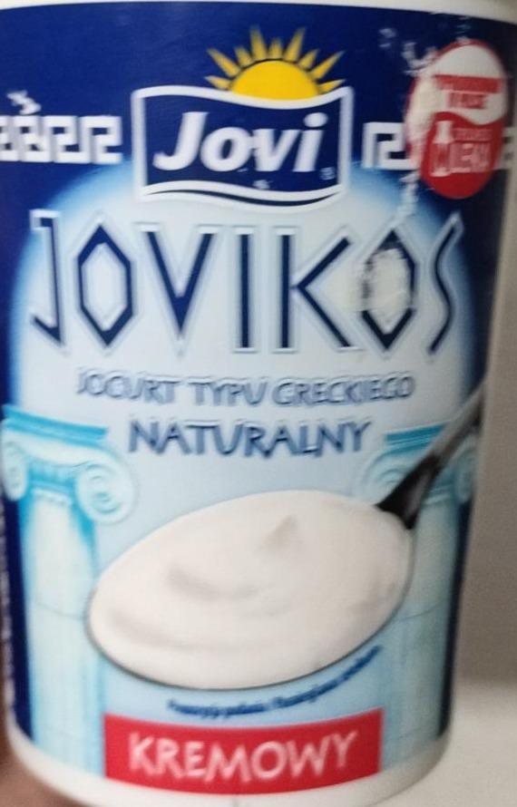 Фото - Йогурт грецький натуральний вершковий Jovikos Jovi