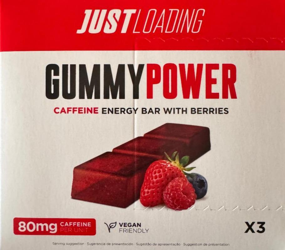 Фото - Barrita energetica con cafeína Gummy Power Just Loading