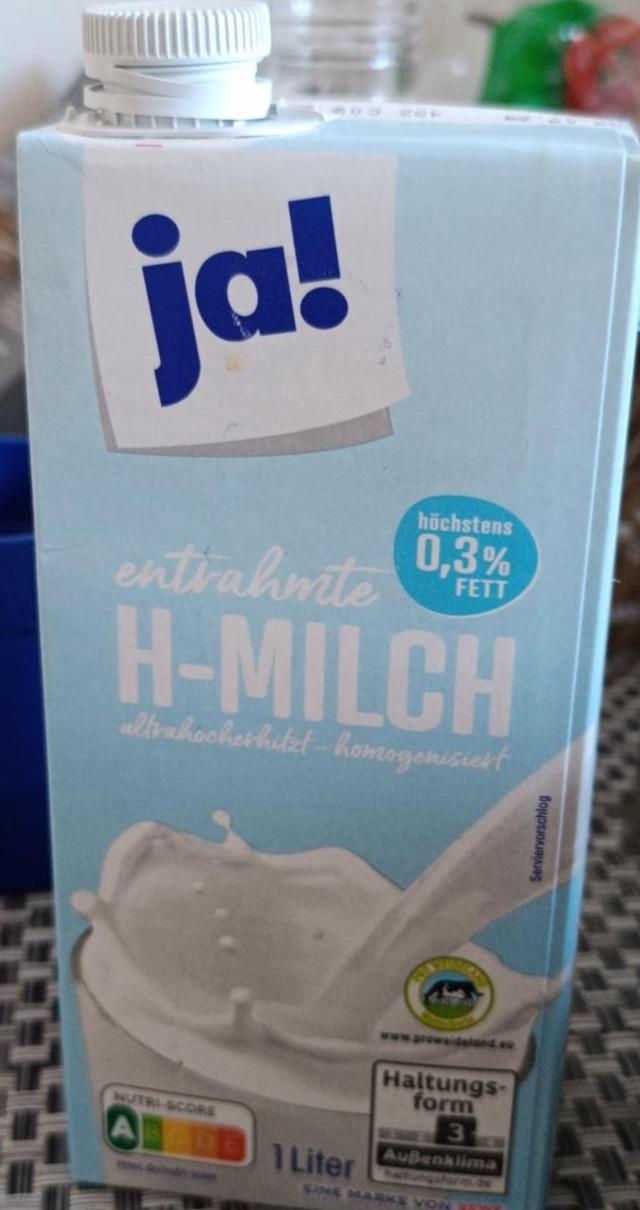 Фото - Молоко 0.3% H-Milch Ja!