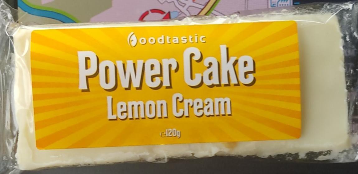 Фото - Батончик Power Cake Lemon Cream Foodtastic