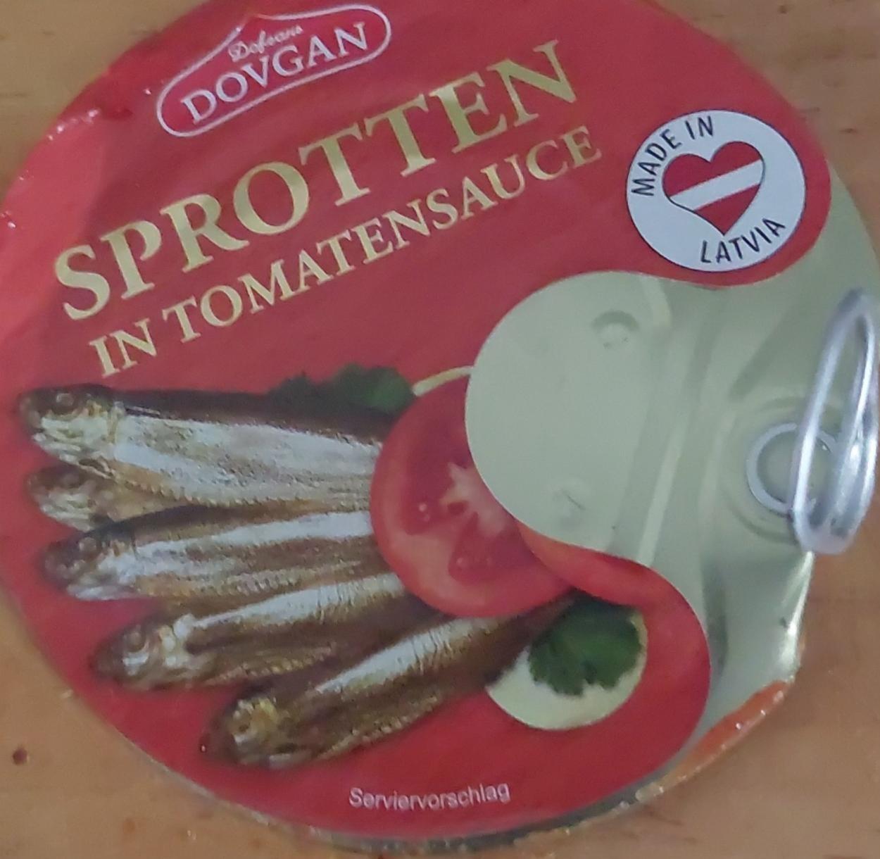 Фото - Шпроти в томатному соусі Sprotten In Tomatensauce Dovgan