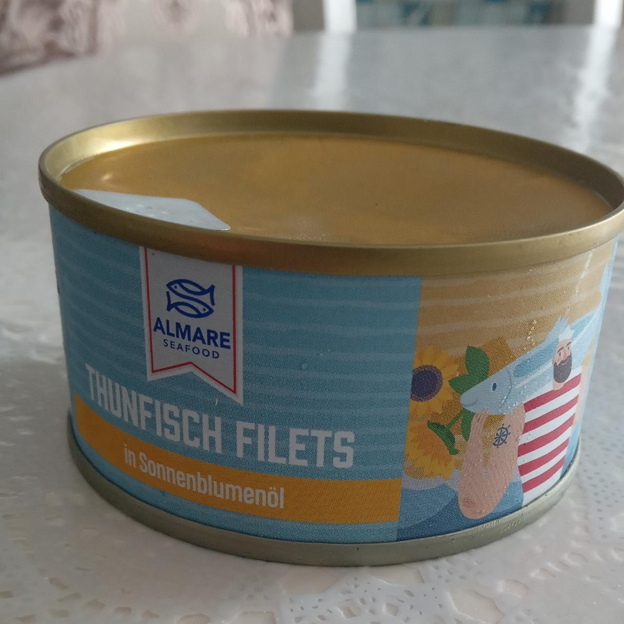 Фото - Тунець в олії Thunfisch Filets Almare Seafood