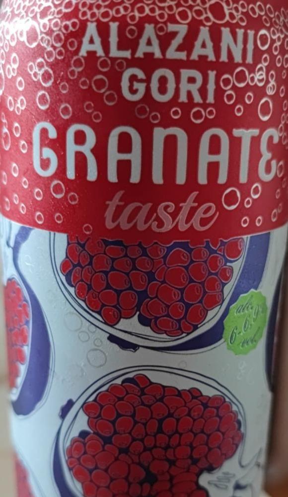 Фото - Напій винний червоний напівсолодкий Granate taste Alazani Gori