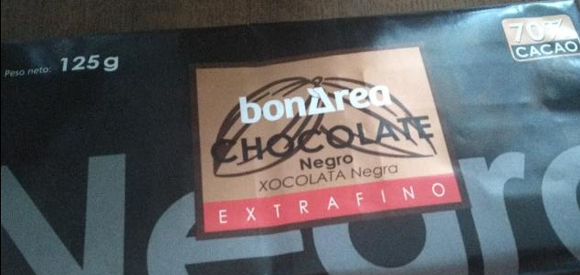 Фото - chocolate negro extrafino 70% Bonarea