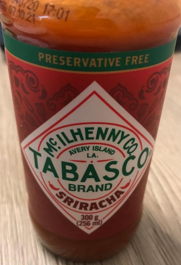 Фото - Соус шрирача Tabasco Sriracha McCilhenny
