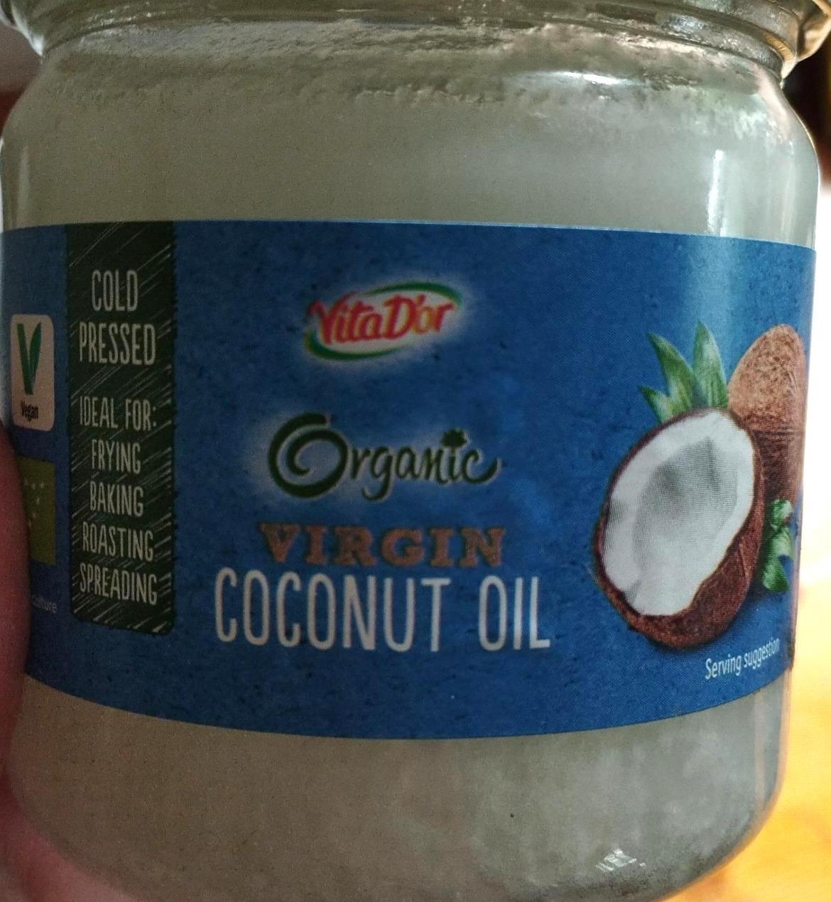 Фото - Олія кокосова Organic Virgin Coconut Oil Vita D'Or