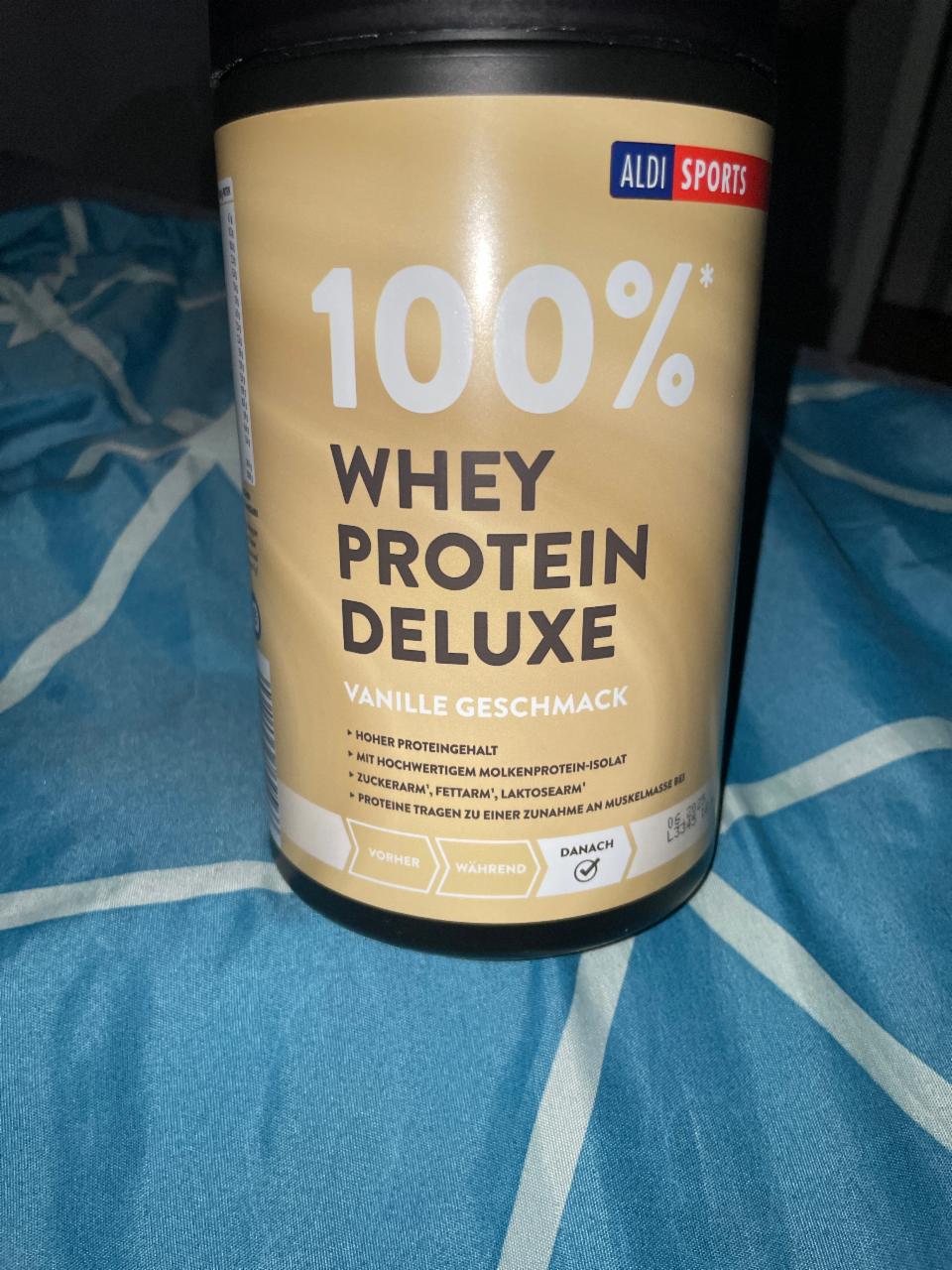 Фото - Протеїн 100% Whey Protein Deluxe Vanile Aldi Sports