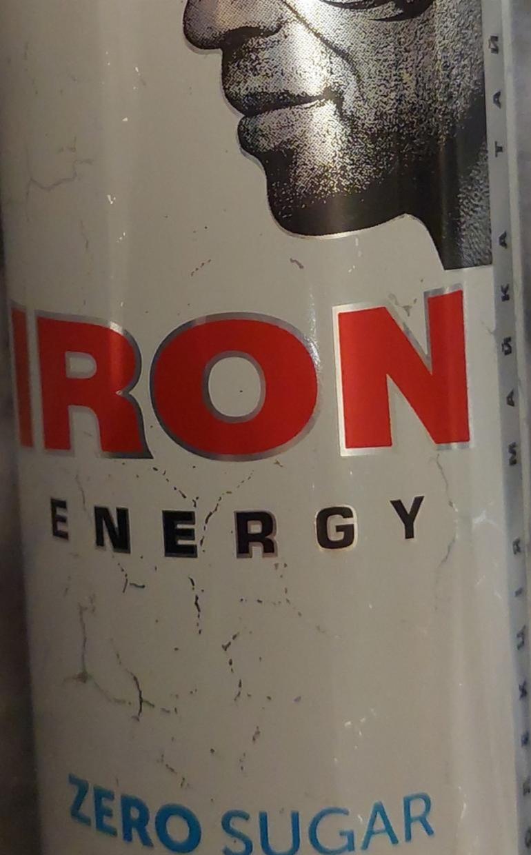Фото - Напій безалкогольний енергетичний сильногазований без цукру з додаванням вітамінів Iron Energy