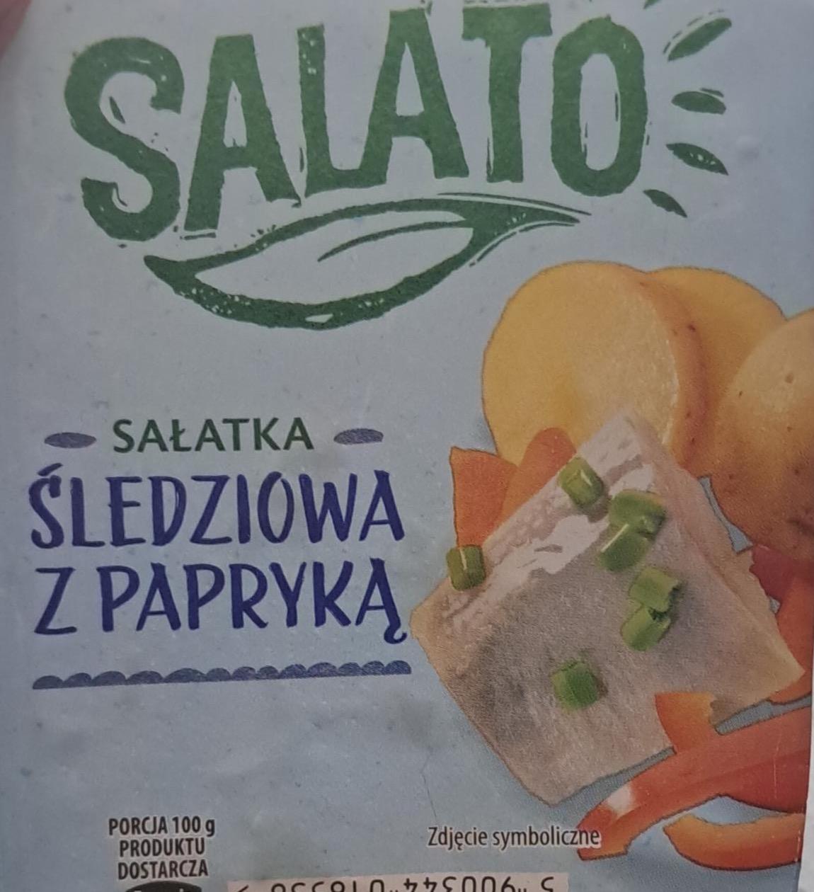 Фото - sałatka śledziowa z papryką Salato