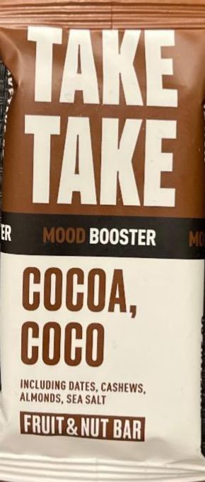 Фото - Mood Booster cocoa fruit nut bar Take take