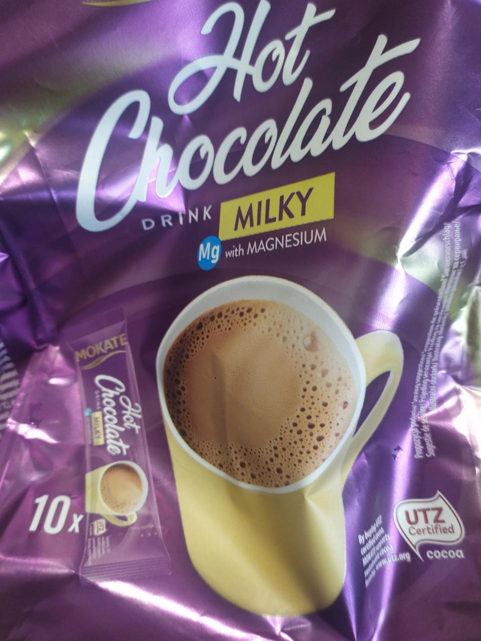 Фото - Шоколад Mokate Caffetteria Milk Chocolate, молочний з магнієм Mokate