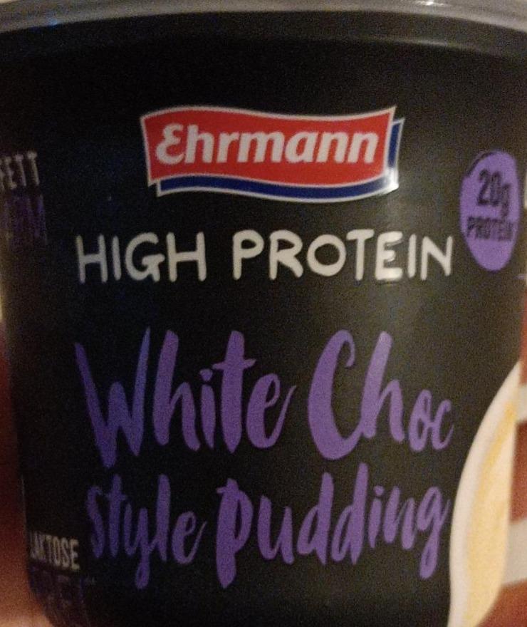 Фото - High Protein White Choc Pudding Ehrmann