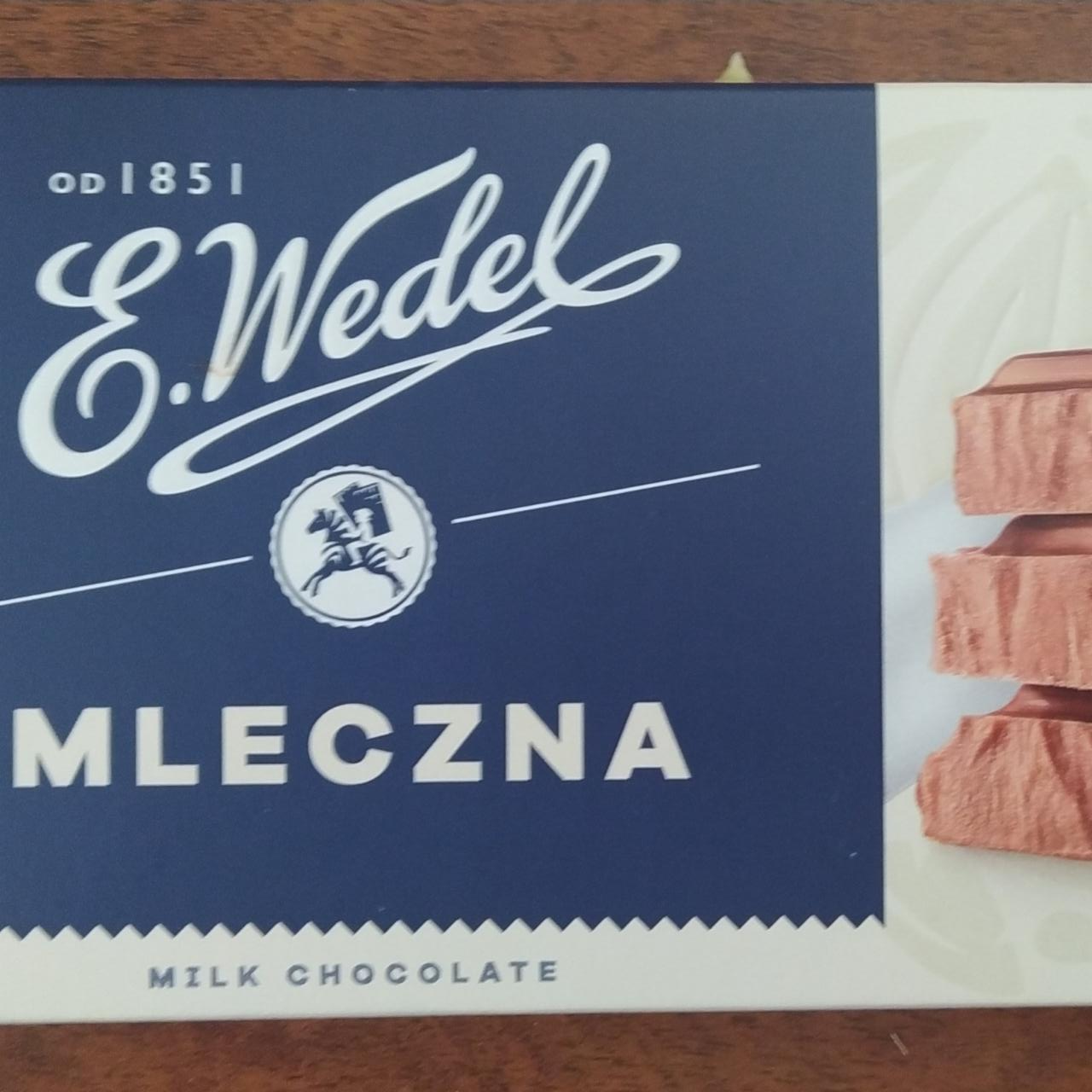 Фото - Шоколад молочний Milk Chocolate E.Wedel