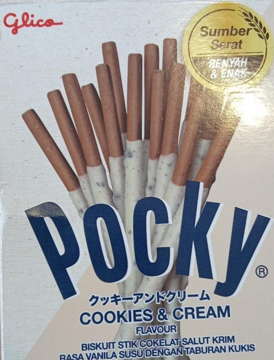 Фото - Sticks Cookies And Cream Flavoured Biscuits Glico Pocky