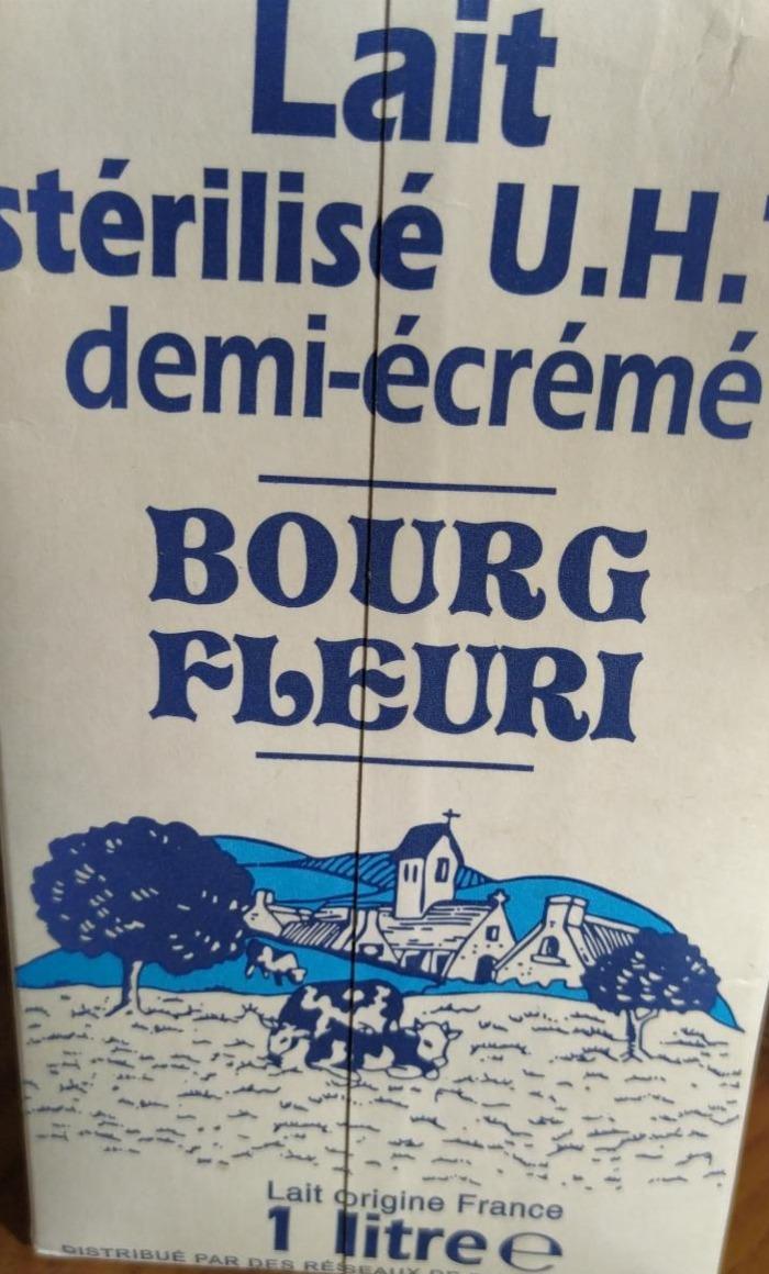 Фото - Напівзнежирене молоко Bourg Fleuri