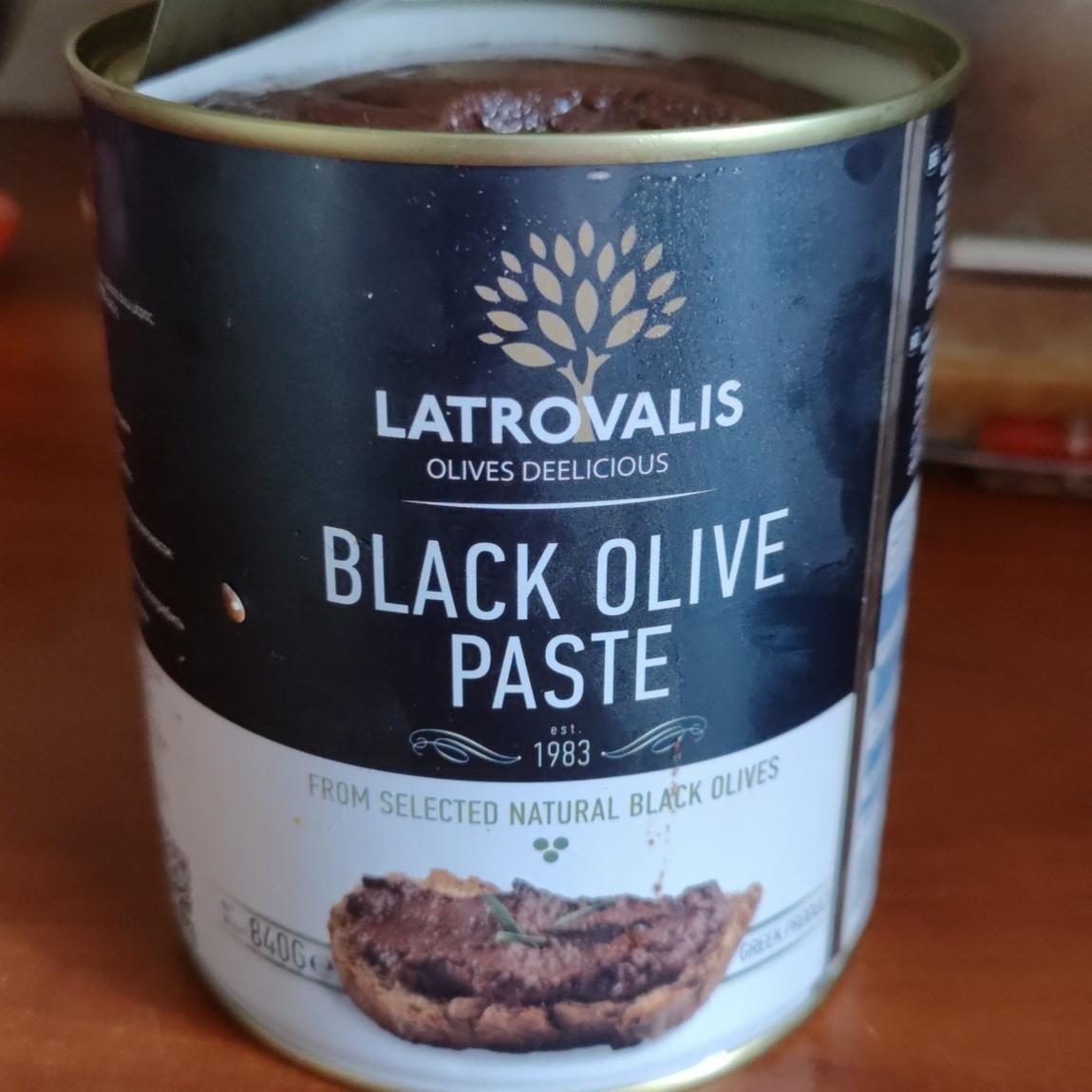 Фото - Паста з чорних оливок Black Olive Paste Latrovalis